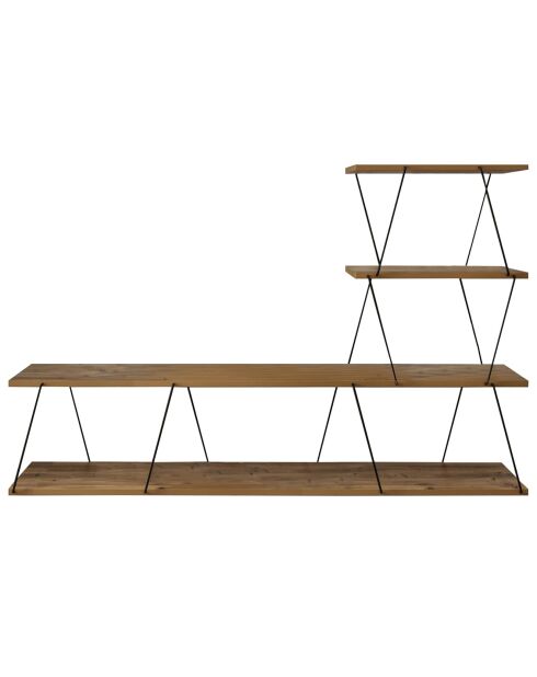 Meuble TV Ilgaz pin - 150x93x30 cm