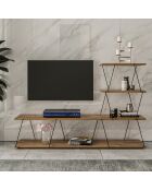 Meuble TV Ilgaz pin - 150x93x30 cm