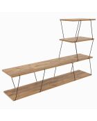 Meuble TV Ilgaz pin - 150x93x30 cm