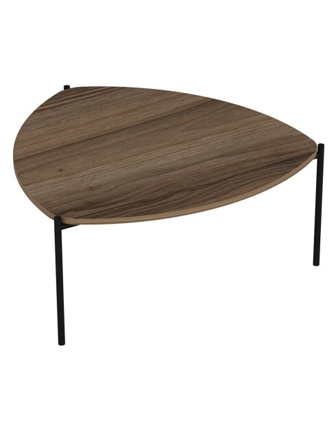 Table basse Lenny noyer - 90x40x89 cm