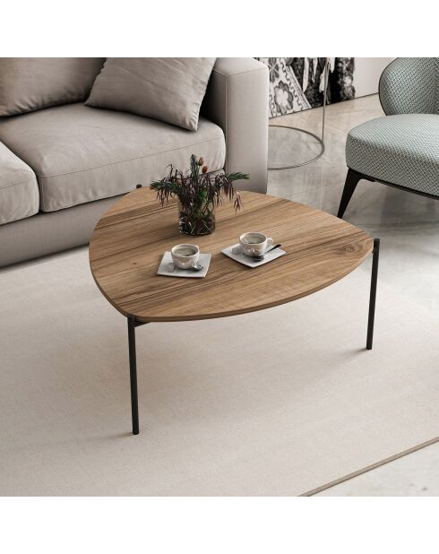 Table basse Lenny noyer - 90x40x89 cm