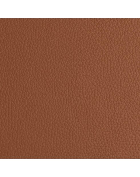 Divano accogliente a 3 posti in pelle di cammello - 180x112x80 cm