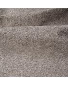 Canapé d'angle droit Emy Tissu bouclette  gris taupe - 300x155x77 cm