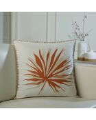 Housse de coussin Palma terre de sienne - 50x50 cm