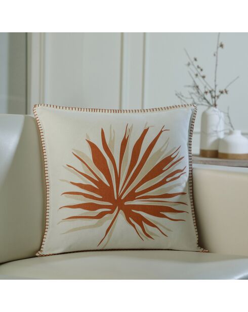 Housse de coussin Palma terre de sienne - 50x50 cm