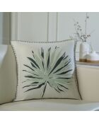 Housse de coussin Palma bleu orage - 50x50 cm