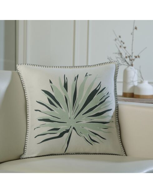 Housse de coussin Palma bleu orage - 50x50 cm