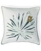 Housse de coussin Palma bleu orage - 50x50 cm
