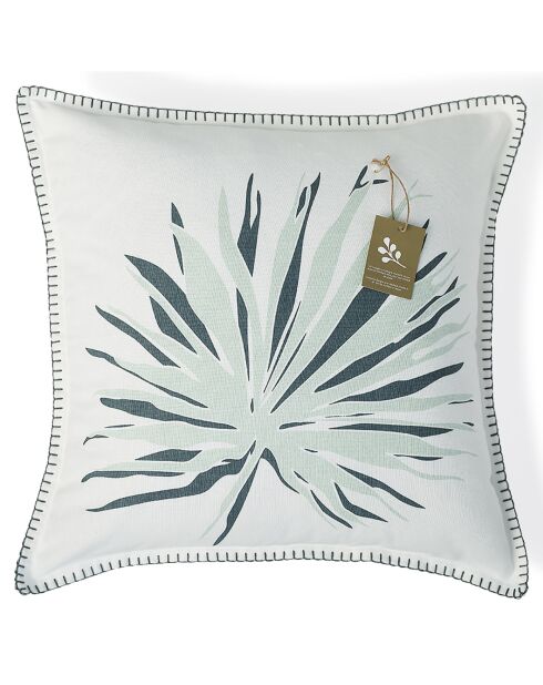 Housse de coussin Palma bleu orage - 50x50 cm