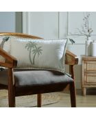 Housse de coussin Oasis bleu glacier - 50x30 cm