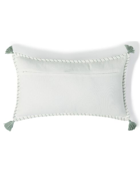 Housse de coussin Oasis bleu glacier - 50x30 cm