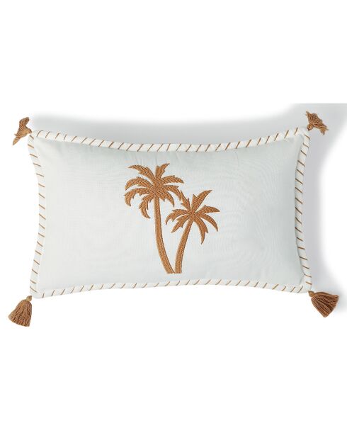 Housse de coussin Oasis terre de sienne - 50x30 cm