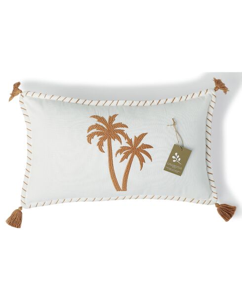 Housse de coussin Oasis terre de sienne - 50x30 cm