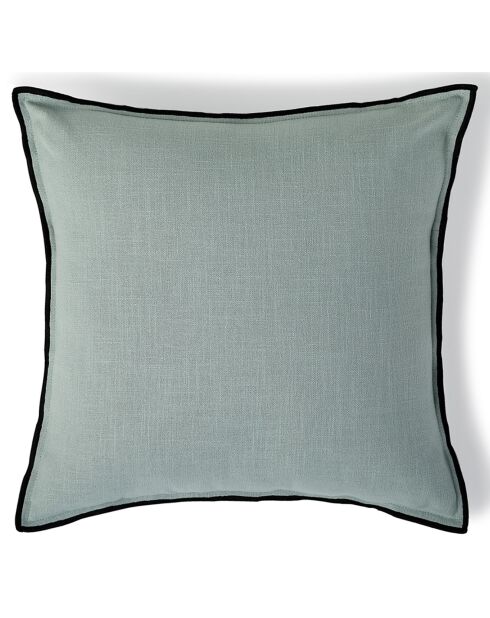 Fodera per cuscino Jules celadon/nero