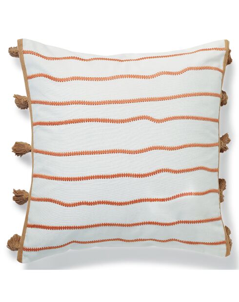 Housse de coussin Baja terre de sienne - 50x50 cm