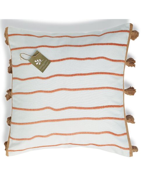 Housse de coussin Baja terre de sienne - 50x50 cm