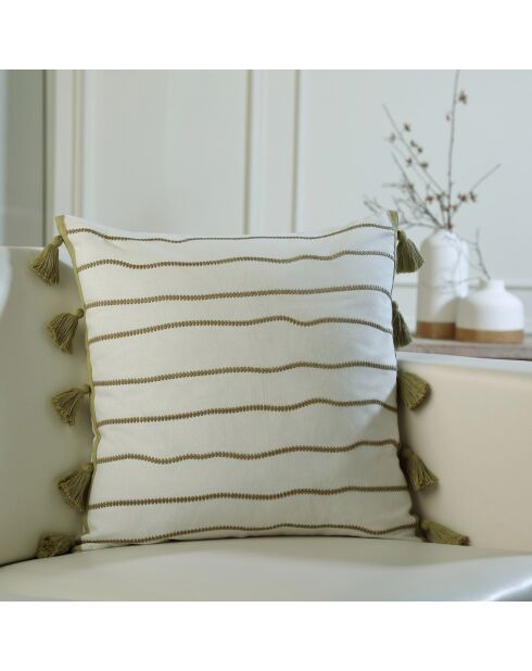 Housse de coussin Baja sable - 50x50 cm