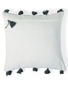 Housse de coussin Baja bleu orage - 50x50 cm