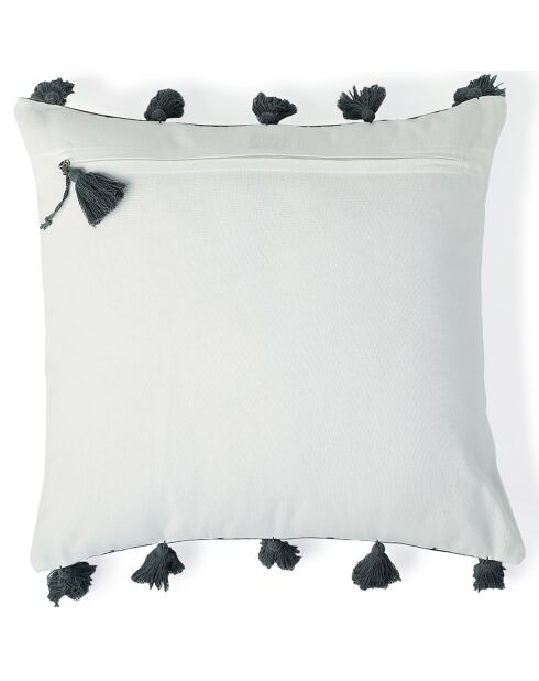 Housse de coussin Baja bleu orage - 50x50 cm