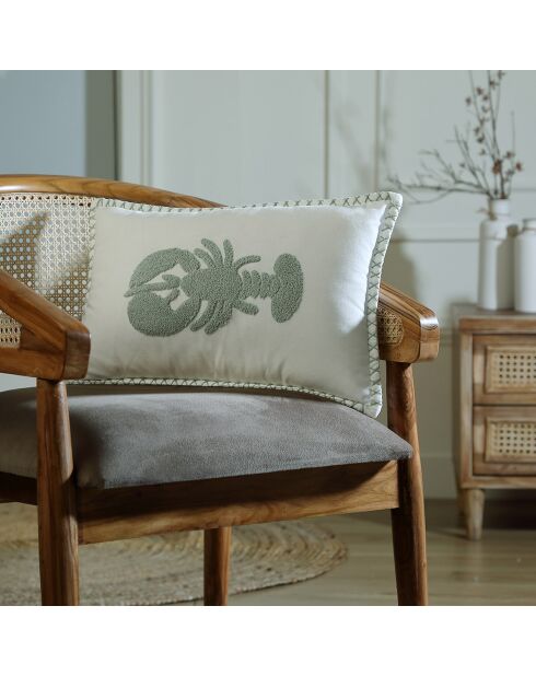 Housse de coussin Lobster bleu glacier - 50x30 cm