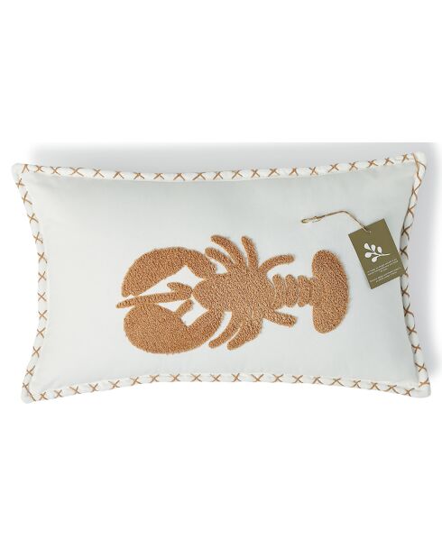 Housse de coussin Lobster terre de sienne - 50x30 cm