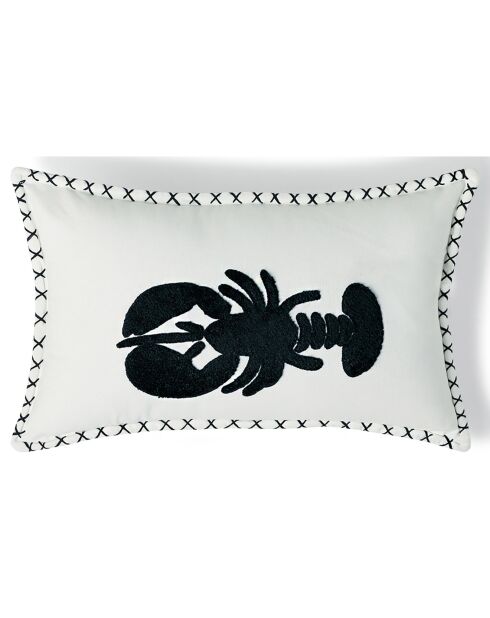 Housse de coussin Lobster bleu marine - 50x30 cm