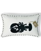 Housse de coussin Lobster bleu marine - 50x30 cm