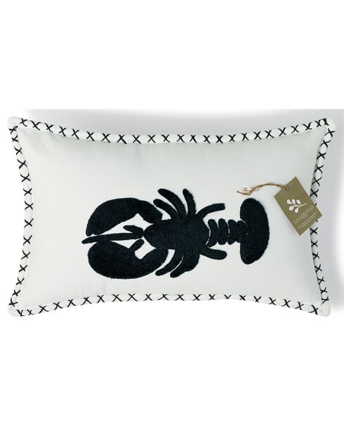 Housse de coussin Lobster bleu marine - 50x30 cm