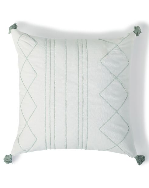 Housse de coussin Nevada bleu glacier - 50x50 cm