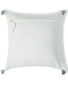 Housse de coussin Nevada bleu glacier - 50x50 cm