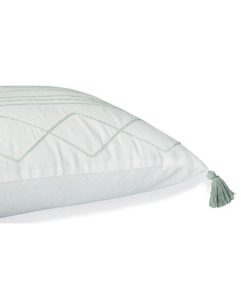 Housse de coussin Nevada bleu glacier - 50x50 cm