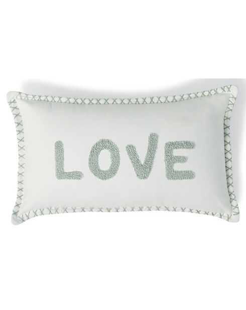 Housse de coussin Xlove bleu glacier - 50x30 cm