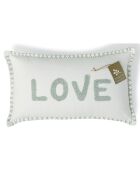 Housse de coussin Xlove bleu glacier - 50x30 cm
