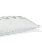 Housse de coussin Xlove bleu glacier - 50x30 cm