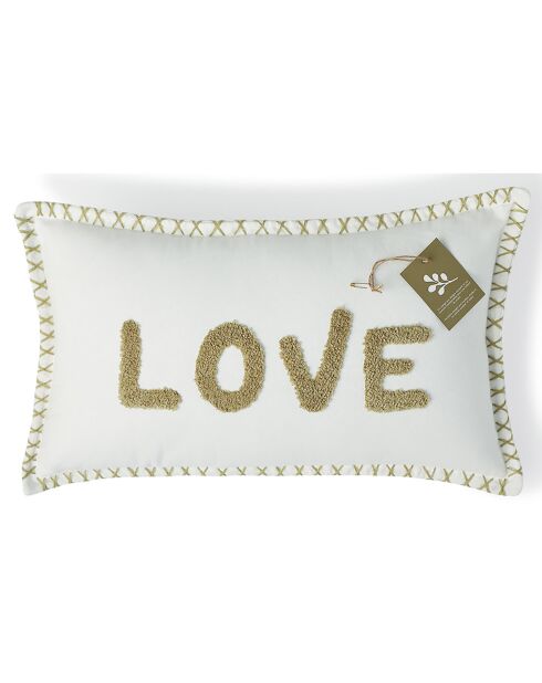 Housse de coussin Xlove sable - 50x30 cm