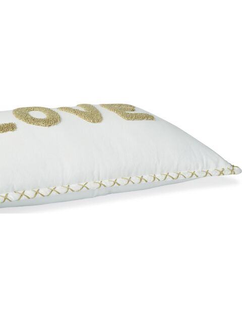 Housse de coussin Xlove sable - 50x30 cm