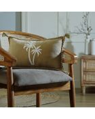 Kussenhoes Oasis fluweel en zand