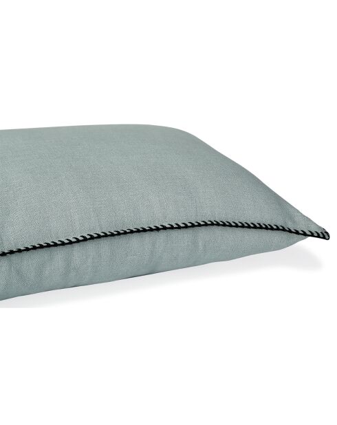 Fodera per cuscino Maxime celadon verde/nera