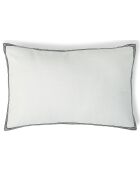 Housse de coussin Victor blanche - 60x40 cm