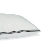 Housse de coussin Victor blanche - 60x40 cm