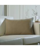 Housse de coussin Victor naturel - 60x40 cm