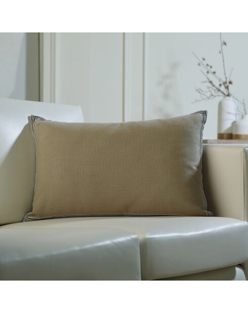 Housse de coussin Victor naturel - 60x40 cm