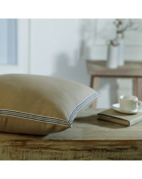Housse de coussin Victor naturel - 60x40 cm