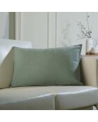 Housse de coussin Victor vert céladon - 60x40 cm