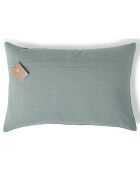 Housse de coussin Victor vert céladon - 60x40 cm