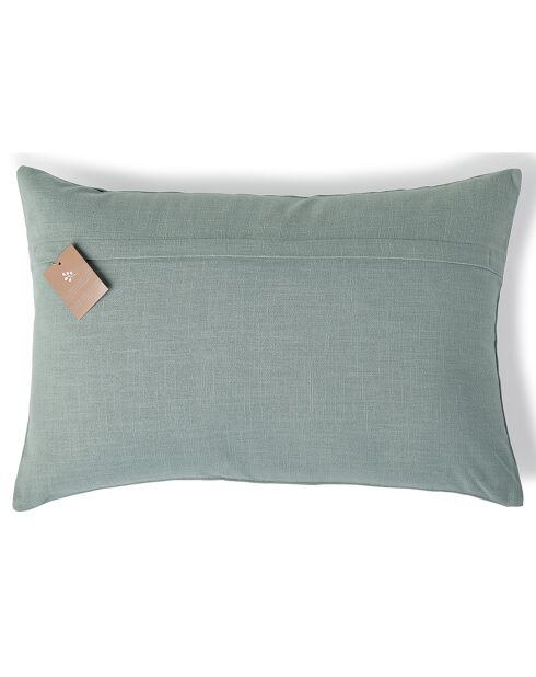 Housse de coussin Victor vert céladon - 60x40 cm