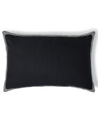 Housse de coussin Victor fusain - 60x40 cm