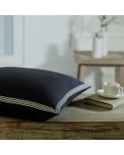 Housse de coussin Victor fusain - 60x40 cm