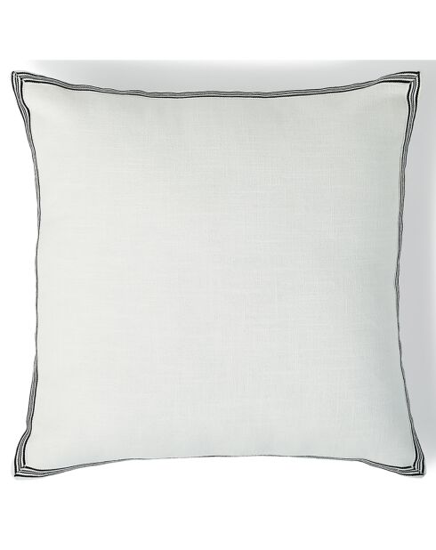 Housse de coussin Victor blanche - 50x50 cm