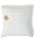 Housse de coussin Victor blanche - 50x50 cm